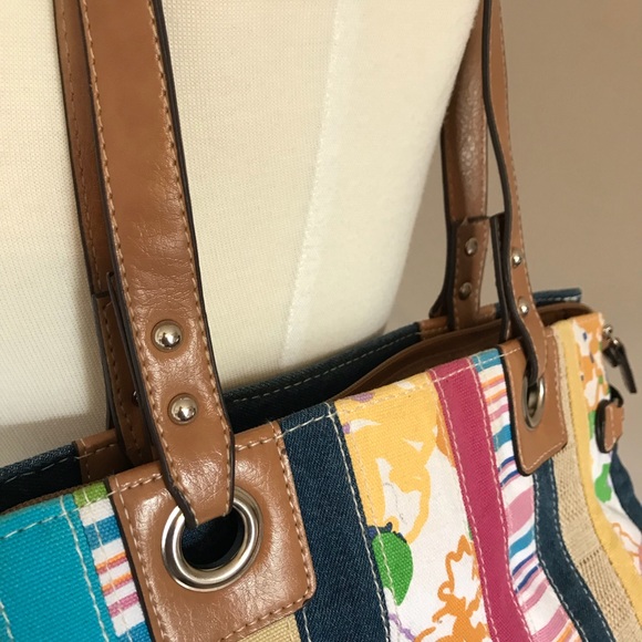 Rosetti denim striped purse - Picture 4 of 8